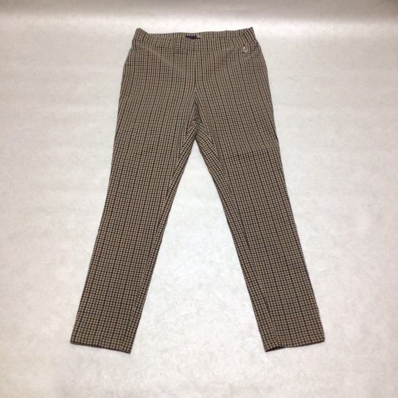 Tommy Hilfiger High Rise Plaid Ankle Pants, Size 12 - Picture 1 of 6